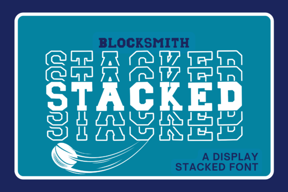 Blocksmith Stacked: A Bold Font for Crafters and Creators