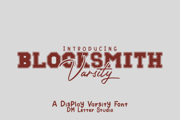 Boost Your Brand with Blocksmith Varsity Font