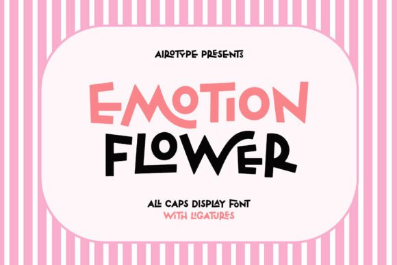 Bring Joy to Your Creations with Emotionflower Font