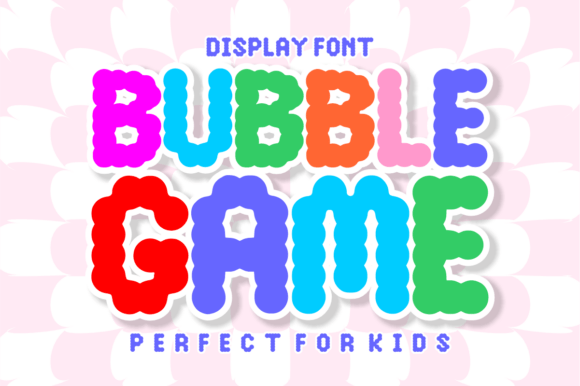 Bubble Game: A Font to Elevate Your Brand's Visual Appeal