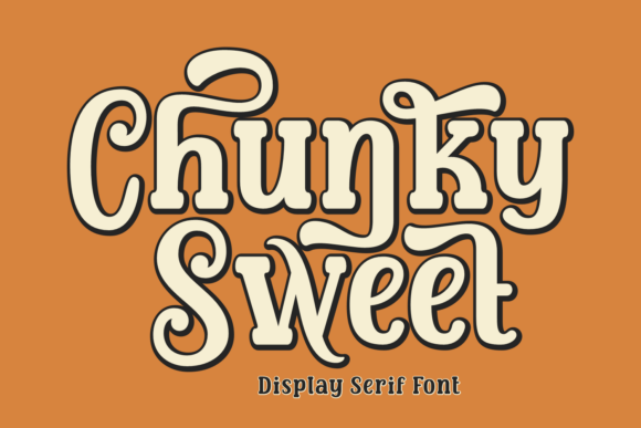 Chunky Sweet: A Retro Font for Craft and Design