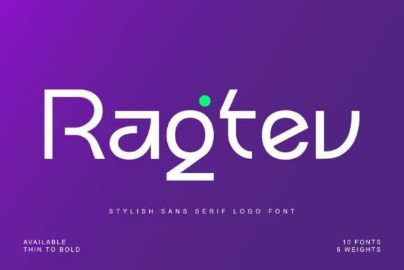 Elevate Your Brand with Ragtev: A Stylish Sans Serif Font