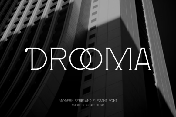 Elevate Your Craft with Drooma: A Sleek and Elegant Display Font