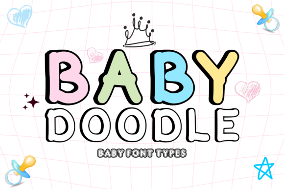 Enchanting Babydoddle Regular: A Modern Outline Font for Editors