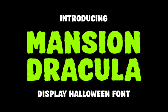 Enhance Your Brand with Mansion Dracula Font