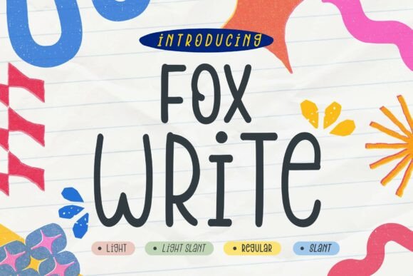 Fox Write: A Playful Handwritten Font for Engaging Web Design