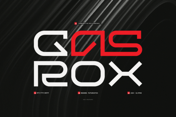 Gasrox: A Modern Display Font for Bold Editorial Design