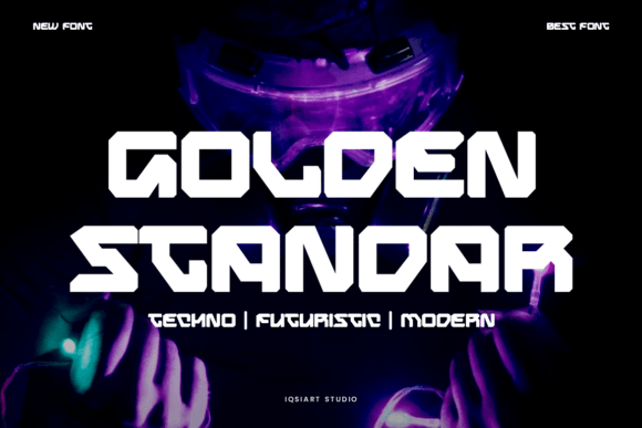Golden Standar: A Bold Font for Creative Makers