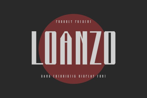 Loanzo: The Ultimate Futuristic Display Font for Editorial Design