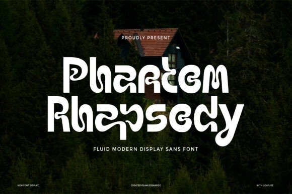Phantom Rhapsody: A Bold Gothic Font for Crafters