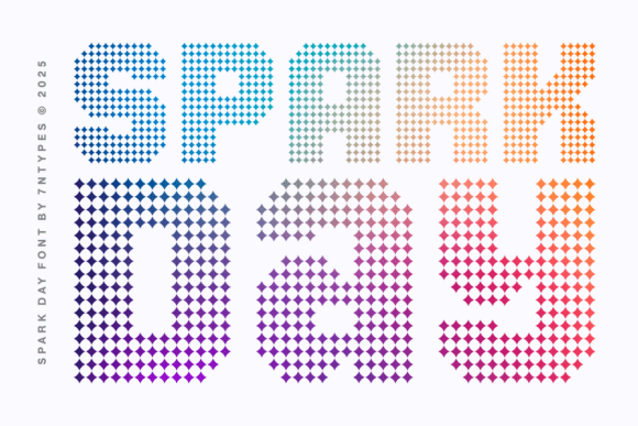 Spark Day: A Vibrant Display Font for Modern Publications
