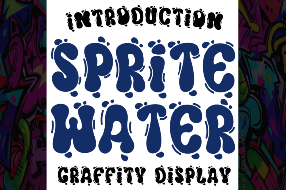 Sprite Water: A Playful Display Typeface for Bold Web Design