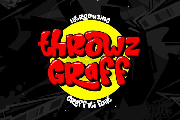 Throwz Graff: A Bold Graffiti Font for Urban Branding