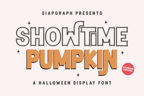 Transform Your Brand with Showtime Pumpkin Font