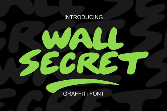 Transform Your Brand with Wall Secret Font