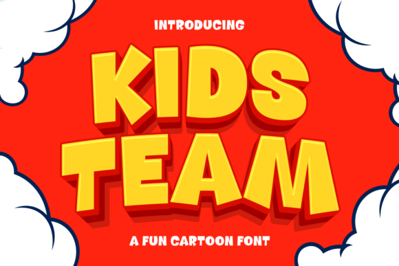 Unleash Creativity with Kids Team: A Fun and Engaging Display Font