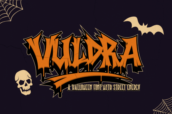 Vuldra: A Spooky, Urban Display Font for Bold Editorial Designs