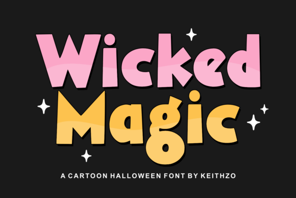 Wicked Magic: A Playful Display Typeface for Halloween Vibes